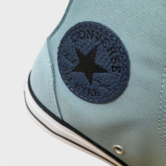 NEW Converse Chuck Taylor All Star Polyester & Suede Sneakers Women's 7.5 Teal - Picture 12 of 15